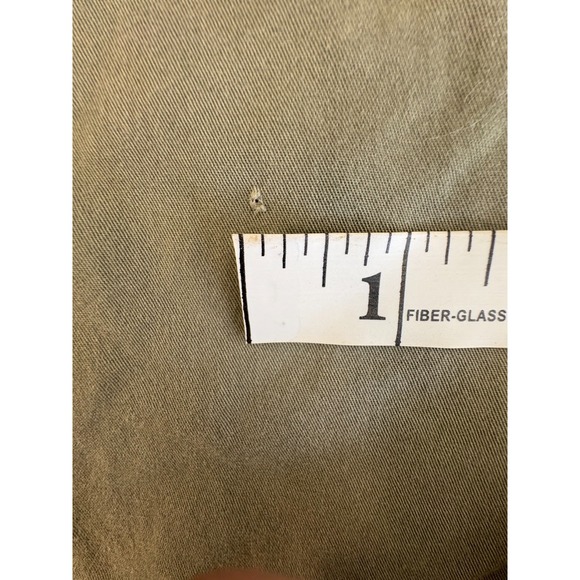 Dockers Button Down Shirt Men's 16.5 Large Olive Green Long Sleeve Collared - Picture 8 of 8